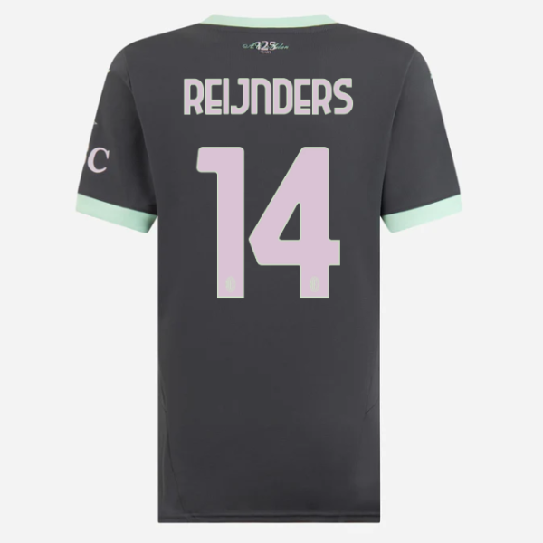 milan third 202425 woman jersey – 14 tijjani reijnders Collection – Official AC Milan Kits Collection - Official AC Milan Kits