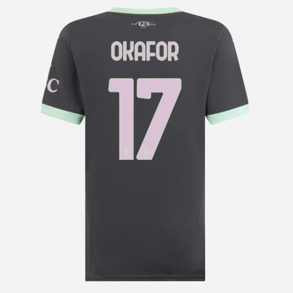 milan third 202425 woman jersey – 17 noah okafor Collection – Official AC Milan Kits Collection - Official AC Milan Kits
