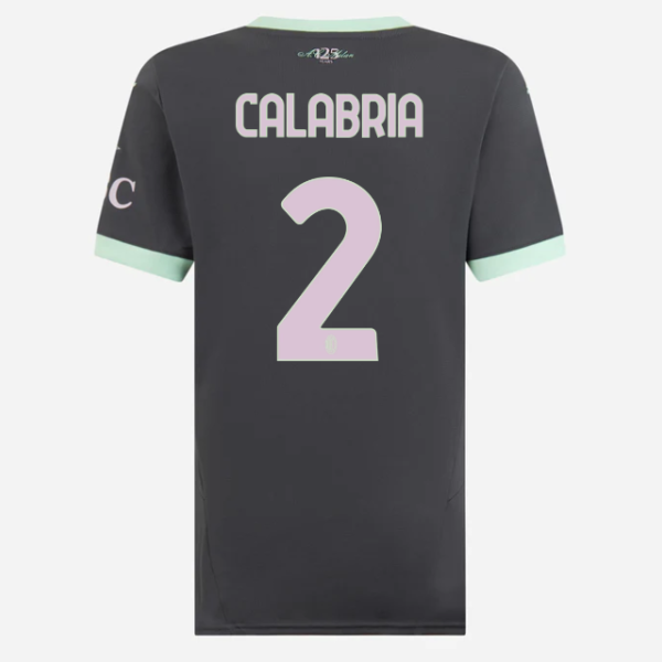 milan third 202425 woman jersey – 2 davide calabria Collection – Official AC Milan Kits Collection - Official AC Milan Kits