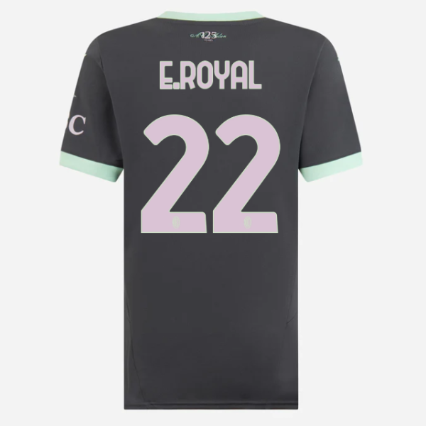milan third 202425 woman jersey – 22 emerson royal Collection – Official AC Milan Kits Collection - Official AC Milan Kits