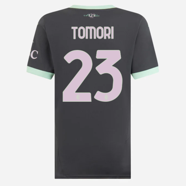 milan third 202425 woman jersey – 23 fikayo tomori Collection – Official AC Milan Kits Collection - Official AC Milan Kits