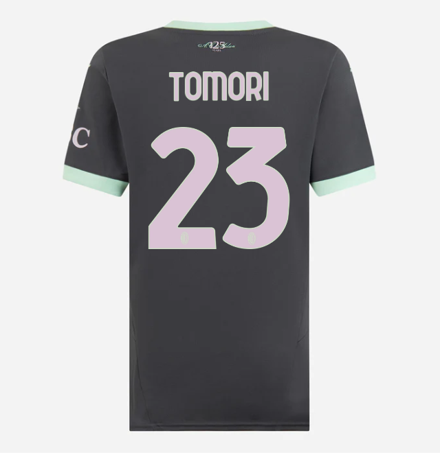 milan third 202425 woman jersey – 23 fikayo tomori Collection – Official AC Milan Kits Collection - Official AC Milan Kits