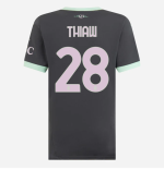 milan third 202425 woman jersey – 28 malick thiaw Collection – Official AC Milan Kits Collection - Official AC Milan Kits