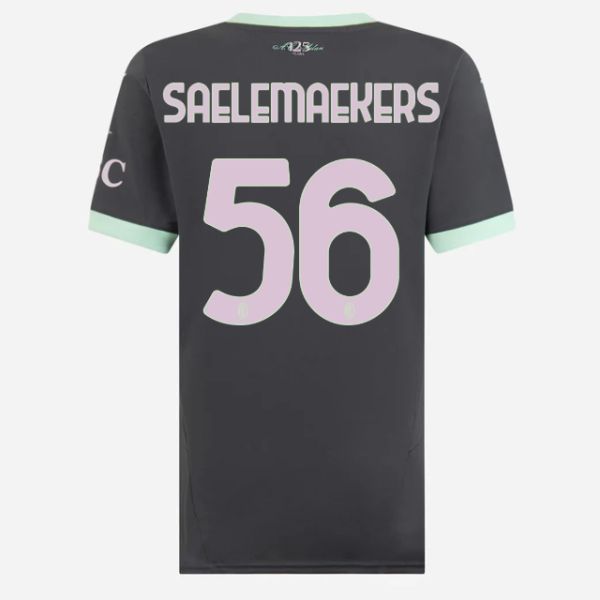 milan third 202425 woman jersey – 56 alexis saelemaekers Collection – Official AC Milan Kits Collection - Official AC Milan Kits