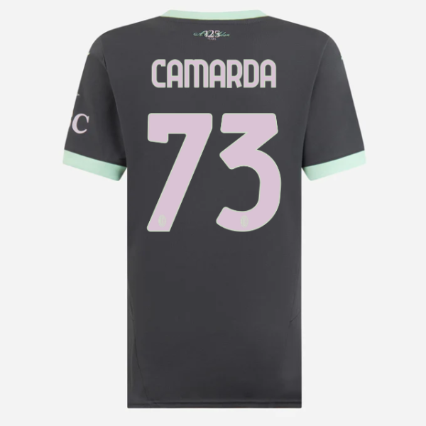 milan third 202425 woman jersey – 73 francesco camarda Collection – Official AC Milan Kits Collection - Official AC Milan Kits
