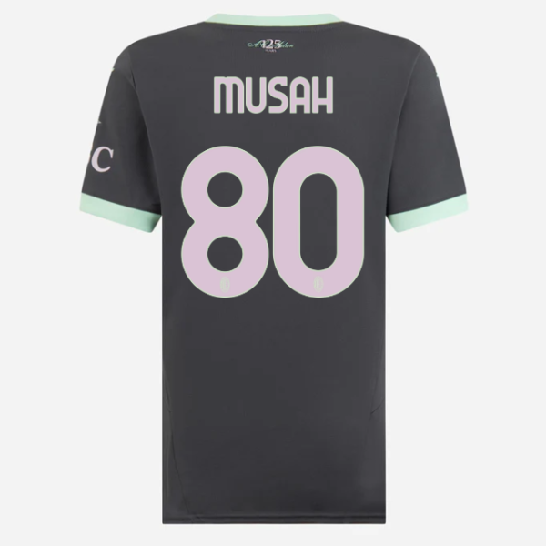 milan third 202425 woman jersey – 80 yunus musah Collection – Official AC Milan Kits Collection - Official AC Milan Kits