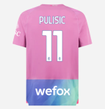 milan third authentic 202324 jersey – 11 christian pulisic Collection – Official AC Milan Kits Collection - Official AC Milan Kits