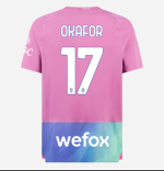 milan third authentic 202324 jersey – 17 noah okafor Collection – Official AC Milan Kits Collection - Official AC Milan Kits