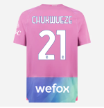 milan third authentic 202324 jersey – 21 samuel chukwueze Collection – Official AC Milan Kits Collection - Official AC Milan Kits