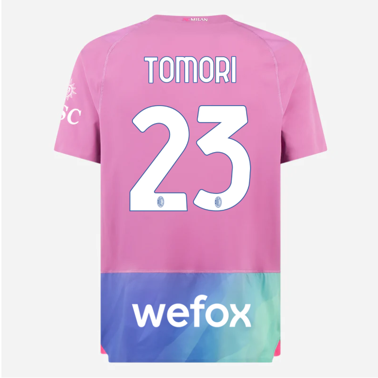 milan third authentic 202324 jersey – 23 fikayo tomori Collection – Official AC Milan Kits Collection - Official AC Milan Kits