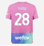 milan third authentic 202324 jersey – 28 malick thiaw Collection – Official AC Milan Kits Collection - Official AC Milan Kits
