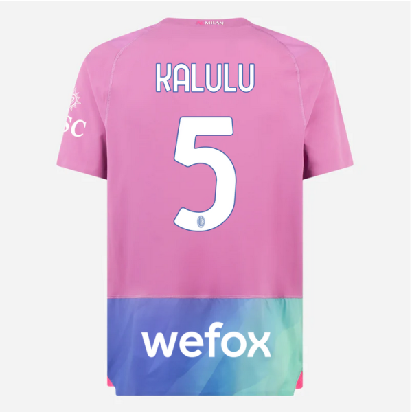 milan third authentic 202324 jersey – 5 pierre kalulu Collection – Official AC Milan Kits Collection - Official AC Milan Kits