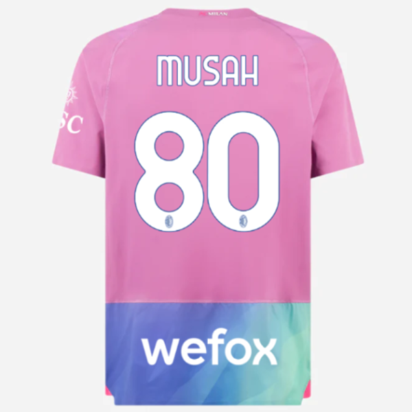 milan third authentic 202324 jersey – 80 yunus musah Collection – Official AC Milan Kits Collection - Official AC Milan Kits