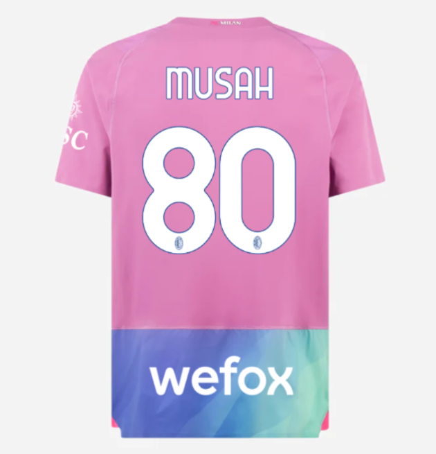 milan third authentic 202324 jersey – 80 yunus musah Collection – Official AC Milan Kits Collection - Official AC Milan Kits