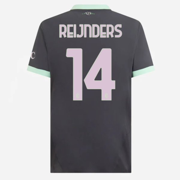 milan third authentic 202425 jersey – 14 tijjani reijnders Collection – Official AC Milan Kits Collection - Official AC Milan Kits