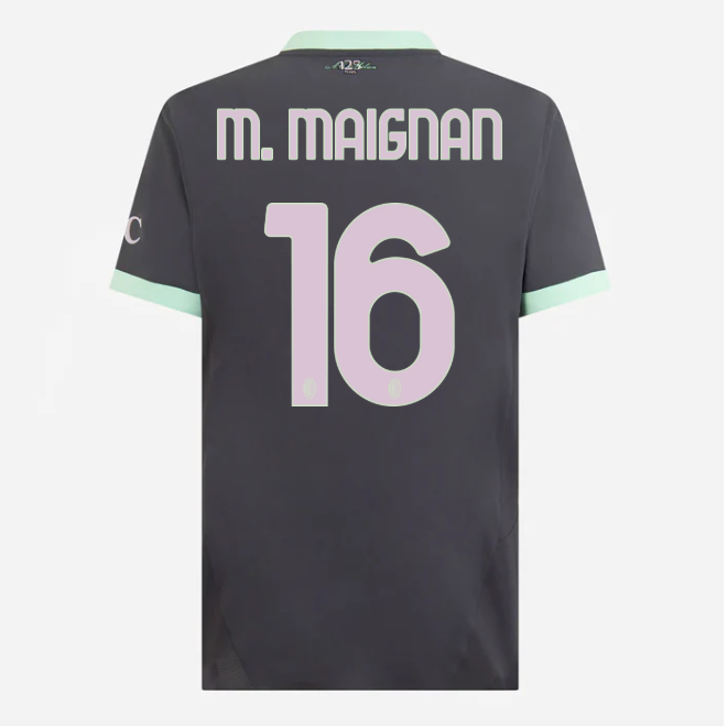 milan third authentic 202425 jersey – 16 mike maignan Collection – Official AC Milan Kits Collection - Official AC Milan Kits