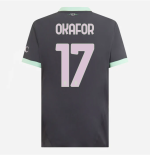 milan third authentic 202425 jersey – 17 noah okafor Collection – Official AC Milan Kits Collection - Official AC Milan Kits