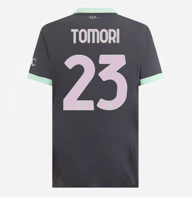 milan third authentic 202425 jersey – 23 fikayo tomori Collection – Official AC Milan Kits Collection - Official AC Milan Kits