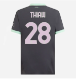 milan third authentic 202425 jersey – 28 malick thiaw Collection – Official AC Milan Kits Collection - Official AC Milan Kits