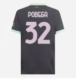milan third authentic 202425 jersey – 32 tommaso pobega Collection – Official AC Milan Kits Collection - Official AC Milan Kits