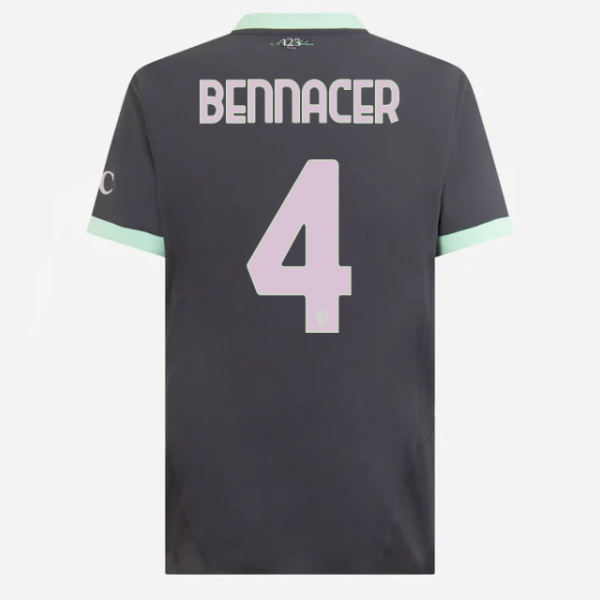 milan third authentic 202425 jersey – 4 ismaël bennacer Collection – Official AC Milan Kits Collection - Official AC Milan Kits