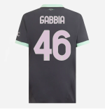 milan third authentic 202425 jersey – 46 matteo gabbia Collection – Official AC Milan Kits Collection - Official AC Milan Kits