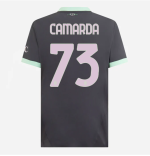 milan third authentic 202425 jersey – 73 francesco camarda Collection – Official AC Milan Kits Collection - Official AC Milan Kits