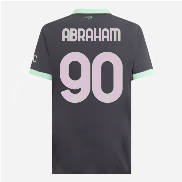 milan third authentic 202425 jersey – 90 tammy abraham Collection – Official AC Milan Kits Collection - Official AC Milan Kits