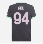 milan third authentic 202425 jersey – 94 yacine adli Collection – Official AC Milan Kits Collection - Official AC Milan Kits