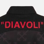 pre-match 14 zip top puma x ac milan x off-white 202425 with custom printing Collection – Official AC Milan Kits Collection - Official AC Milan Kits