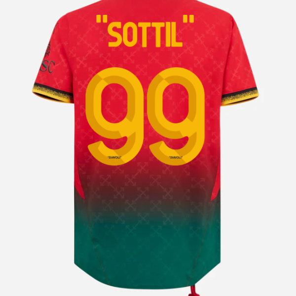 red authentic jersey puma x ac milan x off-white 202425 – 99 riccardo sottil Collection – Official AC Milan Kits Collection - Official AC Milan Kits