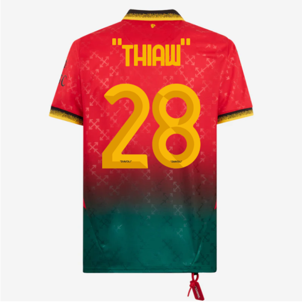 red jersey puma x ac milan x off-white 202425 – 28 malick thiaw Collection – Official AC Milan Kits Collection - Official AC Milan Kits