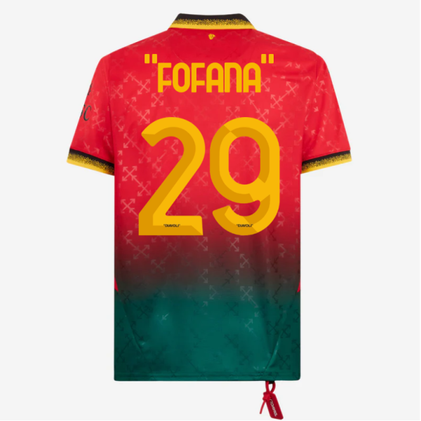 red jersey puma x ac milan x off-white 202425 – 29 youssouf fofana Collection – Official AC Milan Kits Collection - Official AC Milan Kits