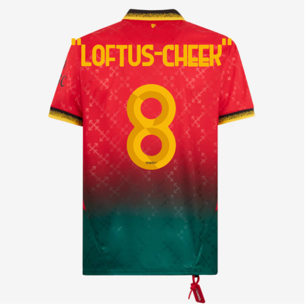 red jersey puma x ac milan x off-white 202425 – 8 ruben loftus-cheek Collection – Official AC Milan Kits Collection - Official AC Milan Kits