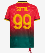 red jersey puma x ac milan x off-white 202425 – 99 riccardo sottil Collection – Official AC Milan Kits Collection - Official AC Milan Kits