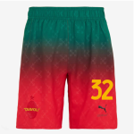 red shorts puma x ac milan x off-white 202425 – 32 kyle walker Collection – Official AC Milan Kits Collection - Official AC Milan Kits