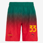 red shorts puma x ac milan x off-white 202425 – 33 davide bartesaghi Collection – Official AC Milan Kits Collection - Official AC Milan Kits