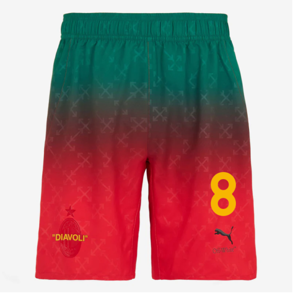 red shorts puma x ac milan x off-white 202425 – 8 ruben loftus-cheek Collection – Official AC Milan Kits Collection - Official AC Milan Kits