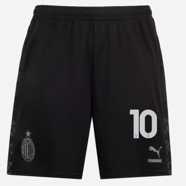 shorts ac milan x pleasures 202324 – dark version – 10 rafael leão Collection – Official AC Milan Kits Collection - Official AC Milan Kits