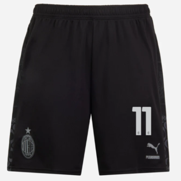 shorts ac milan x pleasures 202324 – dark version – 11 christian pulisic Collection – Official AC Milan Kits Collection - Official AC Milan Kits
