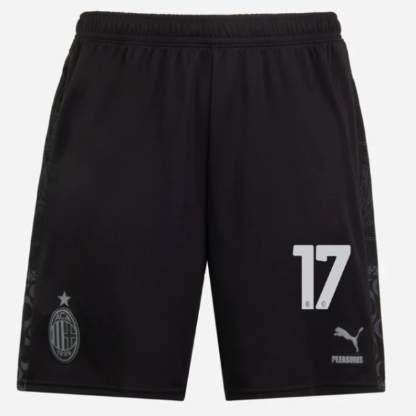 shorts ac milan x pleasures 202324 – dark version – 17 noah okafor Collection – Official AC Milan Kits Collection - Official AC Milan Kits