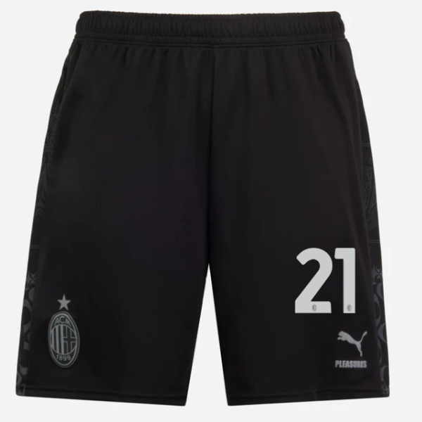 shorts ac milan x pleasures 202324 – dark version – 21 samuel chukwueze Collection – Official AC Milan Kits Collection - Official AC Milan Kits