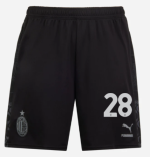 shorts ac milan x pleasures 202324 – dark version – 28 malick thiaw Collection – Official AC Milan Kits Collection - Official AC Milan Kits