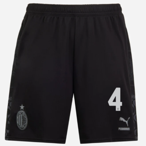 shorts ac milan x pleasures 202324 – dark version – 4 ismaël bennacer Collection – Official AC Milan Kits Collection - Official AC Milan Kits