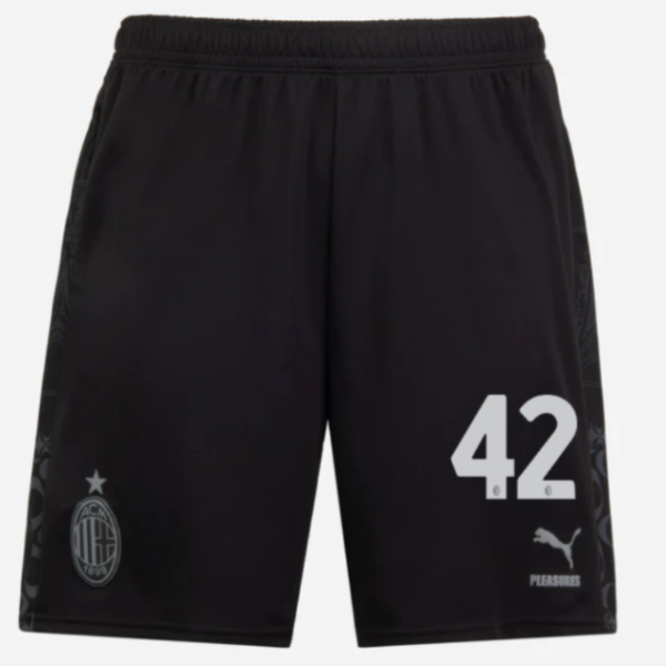 shorts ac milan x pleasures 202324 – dark version – 42 filippo terracciano Collection – Official AC Milan Kits Collection - Official AC Milan Kits