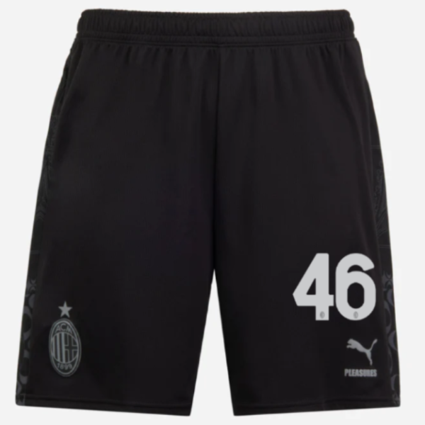 shorts ac milan x pleasures 202324 – dark version – 46 matteo gabbia Collection – Official AC Milan Kits Collection - Official AC Milan Kits
