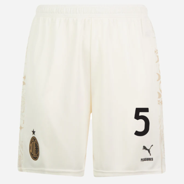 shorts ac milan x pleasures 202324 – light version – 5 pierre kalulu Collection – Official AC Milan Kits Collection - Official AC Milan Kits