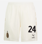 shorts ac milan x pleasures 202324 – light version white – 24 alessandro florenzi Collection – Official AC Milan Kits Collection - Official AC Milan Kits
