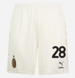 shorts ac milan x pleasures 202324 – light version white – 28 malick thiaw Collection – Official AC Milan Kits Collection - Official AC Milan Kits