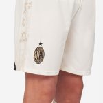 shorts ac milan x pleasures 202324 – light version white – 33 davide bartesaghi Collection – Official AC Milan Kits Collection - Official AC Milan Kits